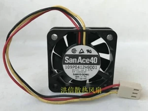 SANYO 4010109P0412H9D01 DC12V 0.07A 3-wire bearing cooling fan - Picture 1 of 3