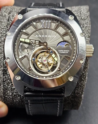 Reloj Hombre Android Tourbillon 3310 Tungsteno Edición Limitada 389/500 Foto 1 de 4