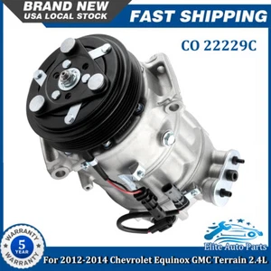 AC Compressor with Clutch for 2012-2015 Chevrolet Equinox L4 2.4L GMC Terrain - Picture 1 of 11