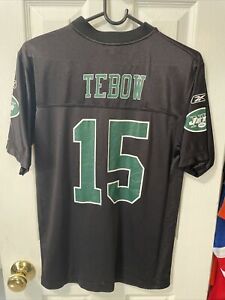 Tim Tebow New York Jets NFL Team Apparel Boys Black Jersey Size Large