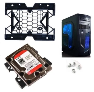 Plastic SSD HDD 5.25'' to 2.5'', 3.5'' Adapter Case Bracket for Hard Drive PC - Afbeelding 1 van 8