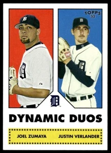 2006 Topps 1952 Edition Dynamic Duos Joel Zumaya/Justin Verlander Detroit Tigers - Picture 1 of 2