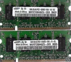 NEW 2GB 2x 1GB Kit Apple iMac/Mac/MacBook/PowerBook Laptop/Notebook RAM Memory - Picture 1 of 1