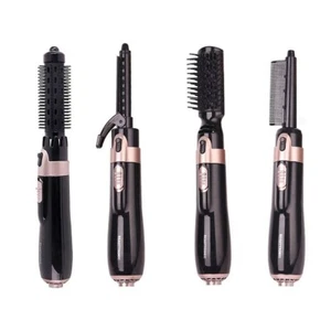 Set spazzole rotante arricciacapelli forma ricci per piega lisciante 4 in 1 phon - Foto 1 di 9