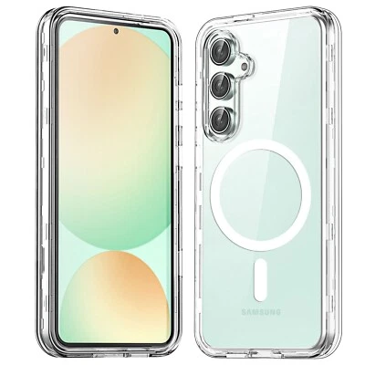 For Samsung Galaxy S24 FE 5G MagSafe Magnetic Case Shockproof Heavy Duty Cover - Image 1 of 4