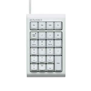 Topre REALFORCE RT1 Ten Keyboard T1UX11/T1UX21 USB 2.0 PBT Black/White JAPAN NEW - Picture 1 of 48
