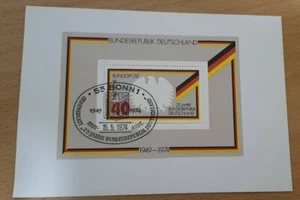 25 Jahre Bundesrepublik Deutschland /Block /Ersttagssonderstempel 15.5.1974 Bonn - Bild 1 von 2