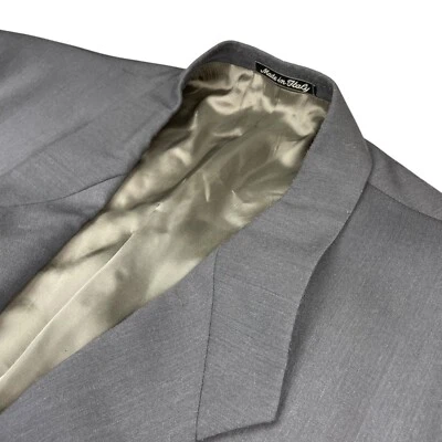 VTG Mani Men’s Wool/Silk 2-Button Blazer Gray • Italy • 42L US - Image 1 of 4