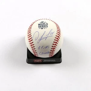 Orlando Arcia Signed Official 2021 World Series Baseball Atlanta Braves WS CHAMP - Picture 1 of 2