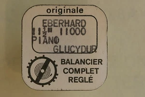 Balance complete EBERHARD 11000 PIANO GLUCYDUR bilanciere completo 721 NOS - Imagen 1 de 1