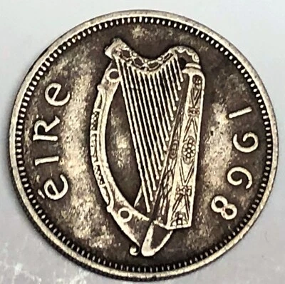 # C1546  IRELAND  COIN,     SHILLING   1968 - Image 1 of 2