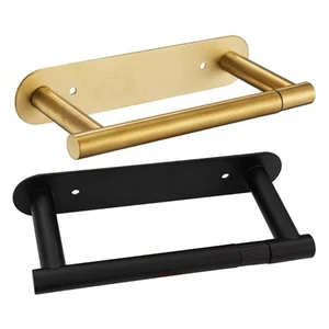 Wall Mounted Tissue Roll Holder Stainless Steel Toilet Paper Roll Holder - Picture 1 of 10