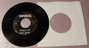 Ricky Nelson Travelin' Man/Hello Mary Lou Imperial Records 7" Vinyl Record 45rpm - Imagen 1 de 2