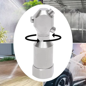 Cabezal de chorro giratorio Boquilla giratoria Lavadora a presión Manguera Limpiador Drenaje Alcantarillado 1/2" - Imagen 1 de 22