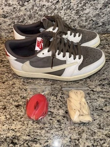 Nike Air Jordan 1 Low Travis Scott OG Reverse Mocha 9.5 - Picture 1 of 14