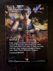 MTG Final Fantasy English Dawn Warriors' Legacy Showcase 0041 Foil - Foto 1 di 2