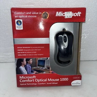 Microsoft Comfort Mouse 1000 Wired USB Model #1068 New - Image 1 of 3