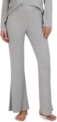 Pantalones de dormir para mujer Steve Madden acanalados de pierna acampanada, L Foto 1 de 2