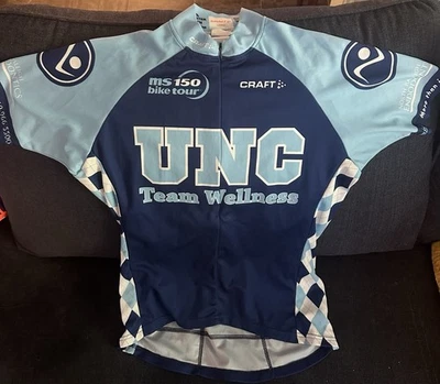 UNC Tarheels Cycling Jersey Women Large - Image 1 of 4