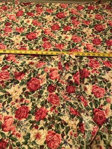 Vintage Weihnachtsbaumrock Blumen - Bild 1 von 7