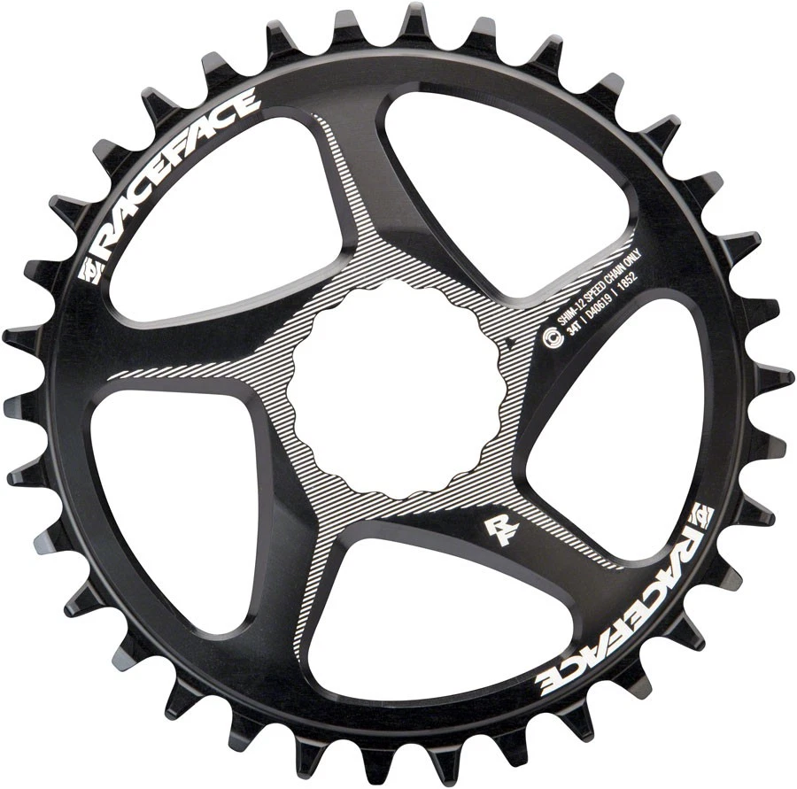 RaceFace Narrow Wide DM CINCH 34t Chainring: Shim 12-Spd, Need Hyperglide+ Chain - Image 1 of 1