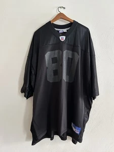 Vintage Oakland Raiders Jerry Rice Jersey Men Size 4XL #80 Black Reebok NFL - Picture 1 of 7