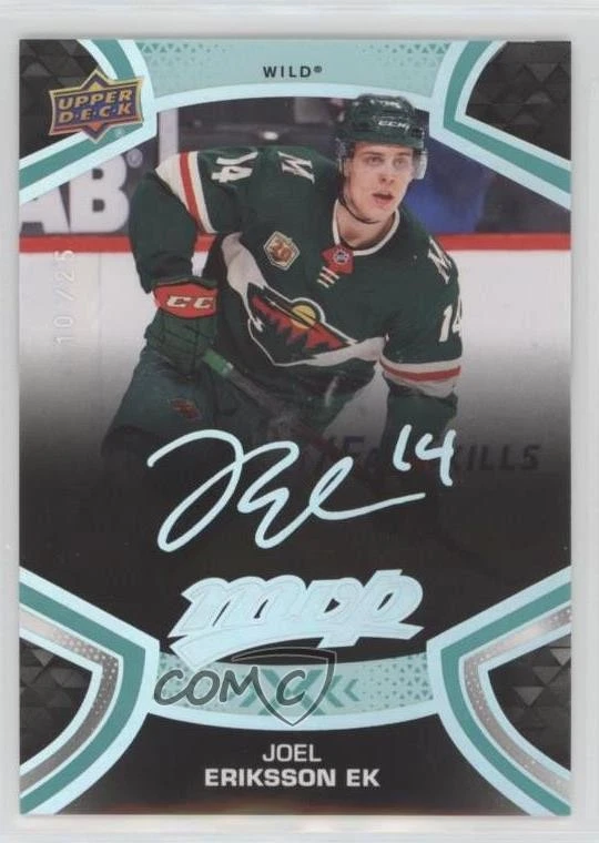 2021-22 Upper Deck MVP Super Script /25 Joel Eriksson Ek #51 - Image 1 of 2