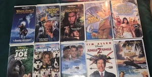 10 Animal VHS Disney Family Movie Collection - (1 Hbo Movie, 9 Disney) - Picture 1 of 2