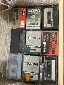 BASF Cassetten -20.Stück -AGFA-TDK -Maxell Chromdioxi +Ferro + Reinigungscasset - Bild 1 von 20