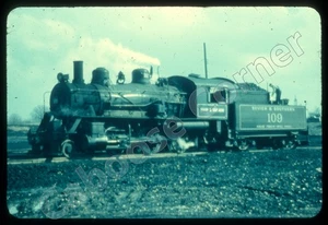 Bevier and Southern Railroad #109 2-6-0 Missouri 8/63 35mm Dia (6753) - Bild 1 von 3