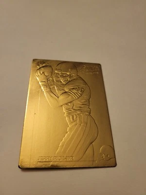 1992 ACTION PACKED JERRY RICE MINT EDITION 24 KT GOLD STAMPED /250 - Image 1 of 2