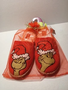 Zapatillas Dr. Seuss Cómo el Grinch Robó Navidad Vacaciones Mujer Talla M 7/8 NUEVAS - Imagen 1 de 6