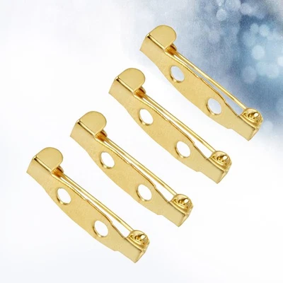  200 Pcs Sicherheitsstangenstifte Sicherheitsnadel Klein Metallbrosche - Bild 1 von 4