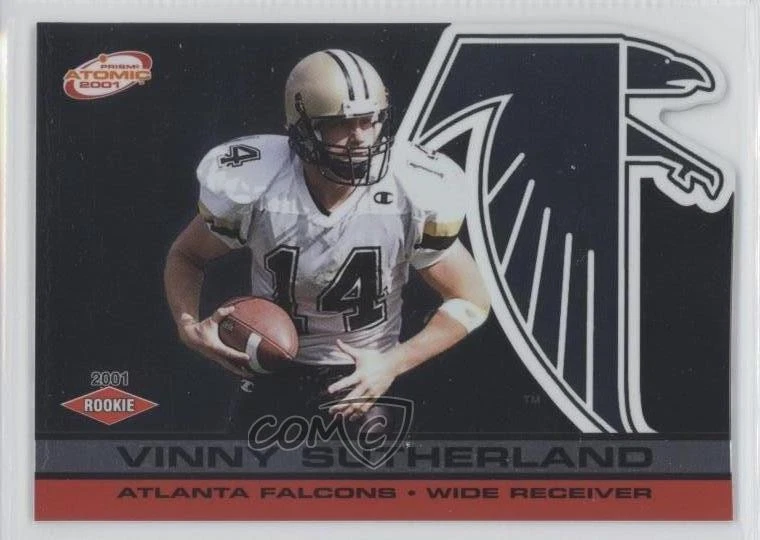 2001 Pacific Prism Atomic Rookie /506 Vinny Sutherland #150 Rookie RC - Image 1 of 2