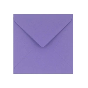130 x 130 Purple Small Square Envelope | Gummed | 120gsm V-Flap Envelope - Picture 1 of 3