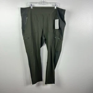 NEU Athleta Headlands Hybrid Cargo II Tight Leggings Army Green Übergröße 26 - Bild 1 von 11