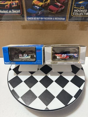 2 PACK! JEFF BURTON #9 & #99 1/64 Team Caliber Nascar Diecast WITH CASE! - Image 1 of 4