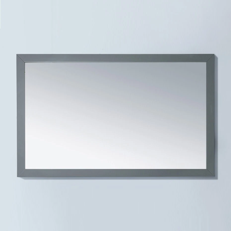Miseno MM-FEM48 Grey Femmina 30" H X 48" W Rectangular Framed Mirror - Image 1 of 1