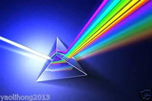 2014 erstaunliche Physik Unterricht Qualität optisches Glas Prisma 2 Zoll 5 cm Licht - Bild 1 von 2