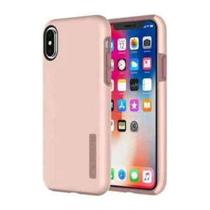 Incipio DualPro Dual Layer Case for iPhone Xs Max 6.5" Shock-Absorbing ROSE GOLD - Picture 1 of 8