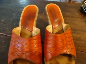 Vintage 1970's Candies Wedge Women's Shoes Size 7 1/2 - Picture 1 of 4