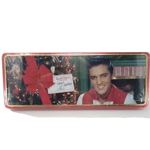 Elvis Presley 1997 Russell Stover Christmas Tin Sealed Vintage New Old Stock - Picture 1 of 12