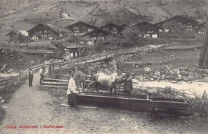 Schweiz - Guttannen (BE) Dorfstrasse - Verlag Photoglob 6444 - Picture 1 of 2