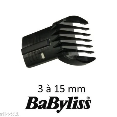 BABYLISS 35808301 SABOT 3 - 15 MM CONAIR Guide coupe tondeuse E830XE E836XE