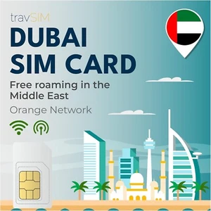 Dubai Prepaid Reise SIM Karte + 10 GB Daten für 15 Tage travel SIM card - Afbeelding 1 van 7