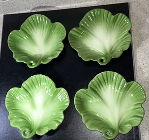 F1013 ~ Brad Keeler Salatblatt 8" TELLER - 4er Set Salat Dessert Vintage - Bild 1 von 8
