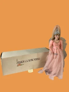 Vintage Fairy Godmother Porcelain Doll - Danbury Mint Pink Dress w/ Box - Picture 1 of 6