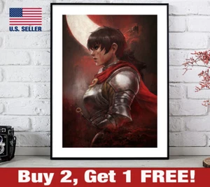 Berserk Casca Poster 18" x 24" Print Anime Wall Art 2 - Picture 1 of 3