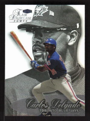 Flair Showcase Row 3 #45 1999 Carlos Delgado Toronto Blue Jays Foto 1 de 2