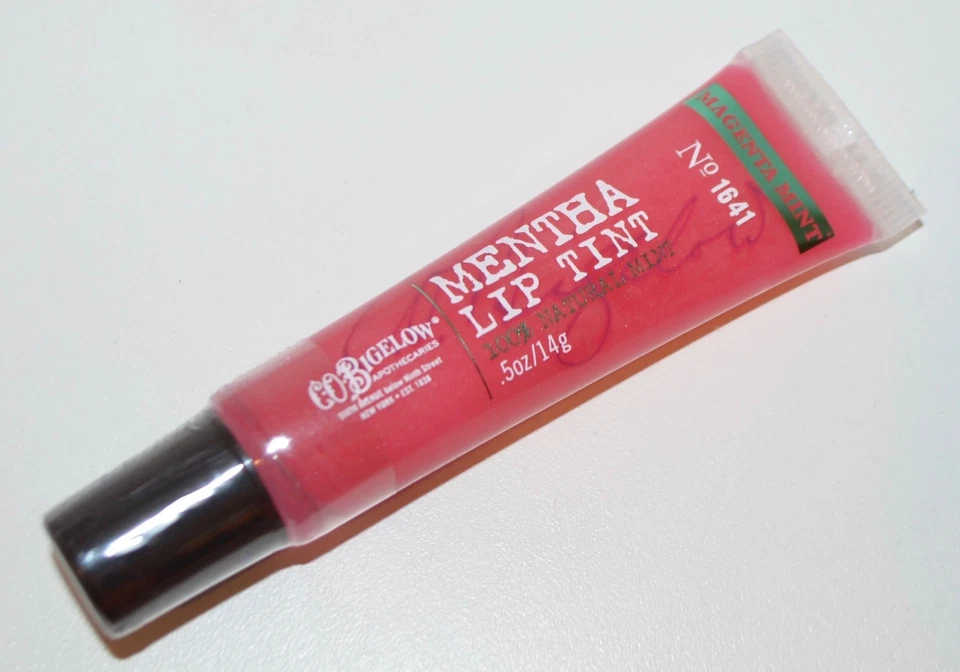 1 BATH & BODY WORKS LIPLICIOUS CO BIGELOW MAGENTA MINT MENTHA LIP TINT GLOSS NEW - Image 1 of 1